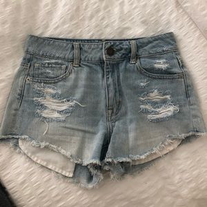 High waisted shorts